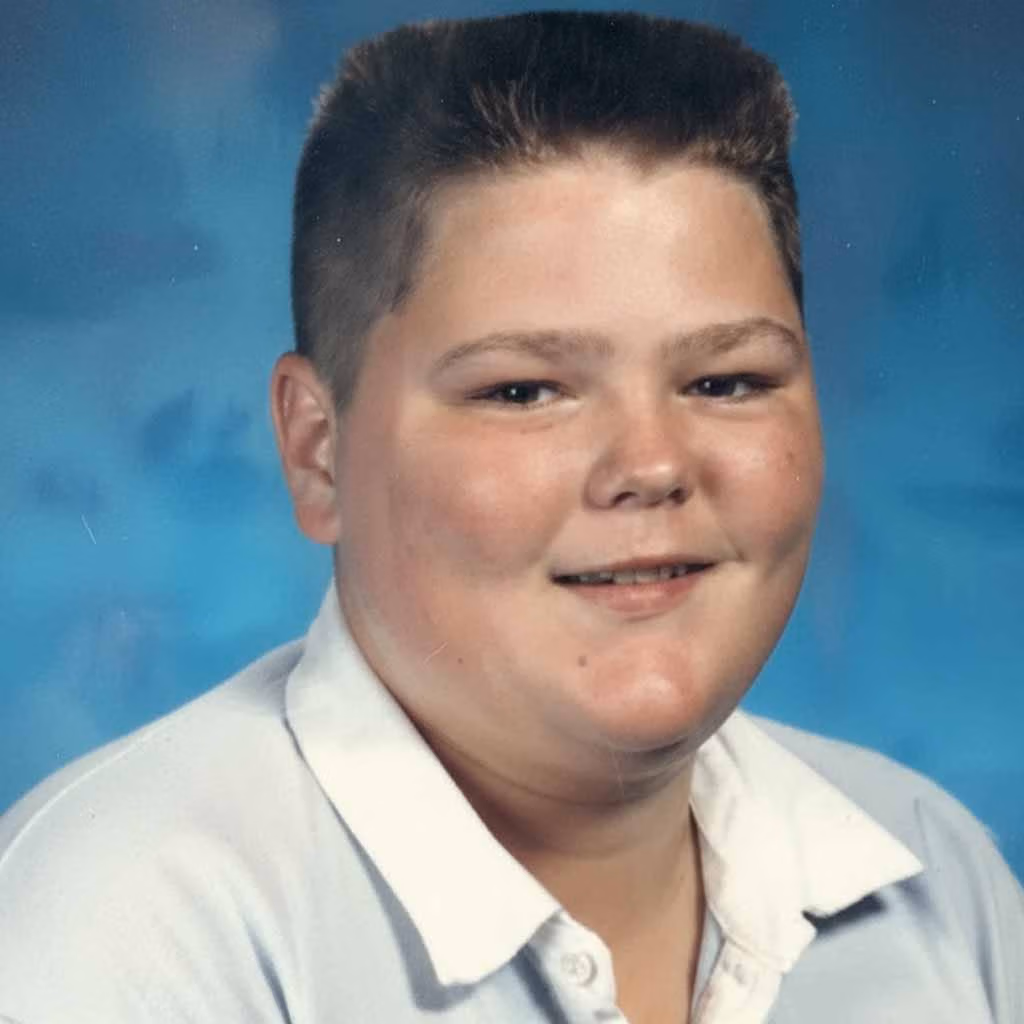 Hugh Wegwerth at 235 lbs, freshman year of high school