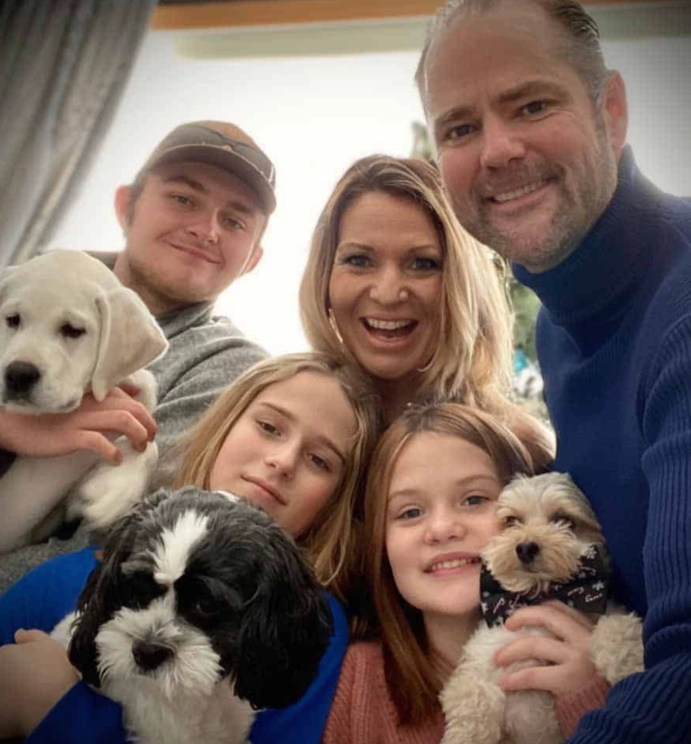 Dr. Hugh Wegwerth with his family